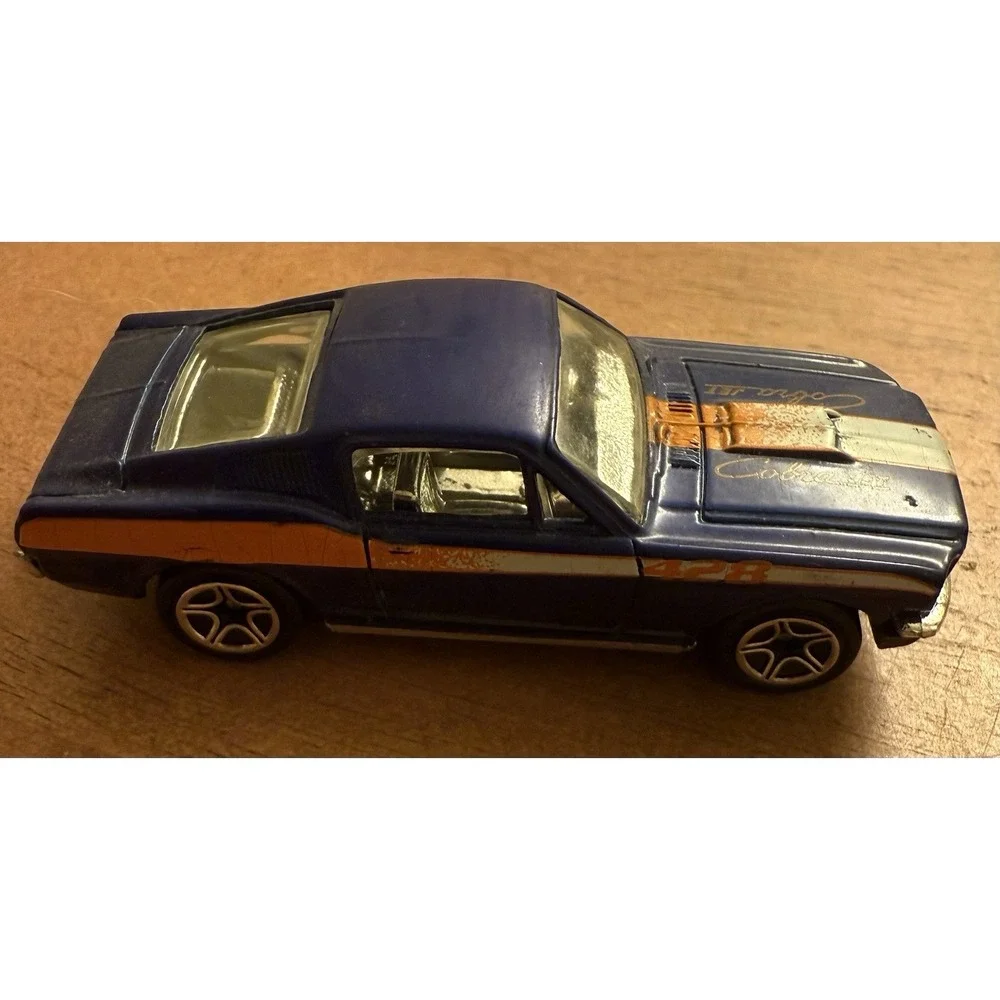 Matchbox 1968 Blue Ford Mustang Cobra Jet 1996 Loose‎